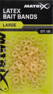 Large Latex Bait Bands 100pcs - Img 1
