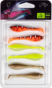 Mini Fry UV Mixed Colour Pack 1 7cm 6pcs - Img 2