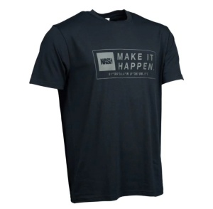 Tricou Nash Make It Happen Coordinates T-Shirt, Black