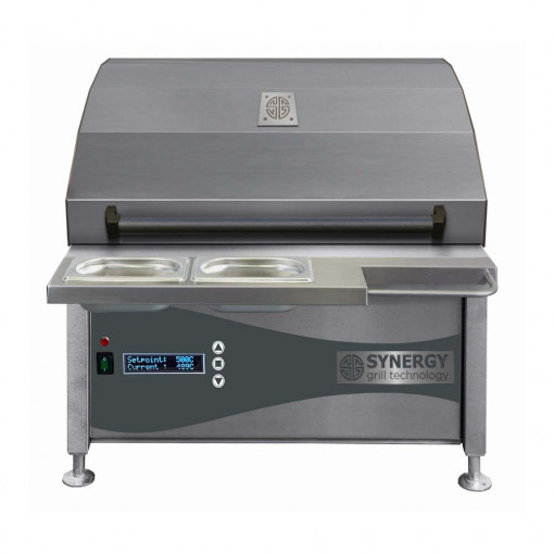 Gratar Synergy CharGo cu capac, gaz, 605x835 mm