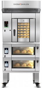 Cuptor profesional brutarie/patiserie Sveba Dahlen, 6 x 600x400 mm + vatra 2 x 600x400, electric