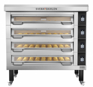Cuptor profesional cu vatra Sveba Dahlen, capacitate 3 vetre x 470x800 mm, electric