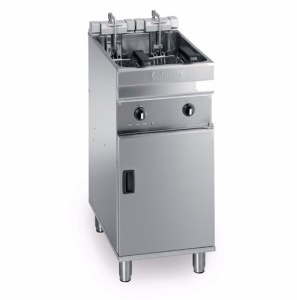 Friteuza o cuva (1 x 15L) cu filtrare, 400V - Img 1