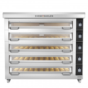Cuptor profesional cu vatra Sveba Dahlen pentru panificatie, capacitate 4 tavi x 470x800 mm, electric