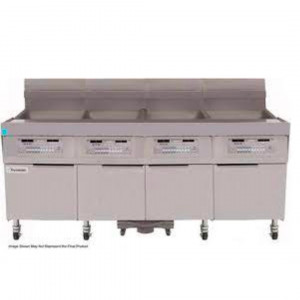 Friteuza profesionala Frymaster, 4 cuve (4 x 31L), gaz, 33.7 kW