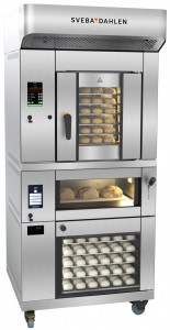 Cuptor profesional brutarie Sveba Dahlen, 6 x 600x400 mm + vatra 1 x 600x400 + dospitor 10 x 600x400, electric - Img 2