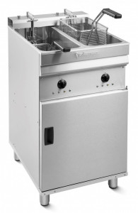 Friteuza profesionala 2 cuve (2 x 10L) cu filtrare, 400V Turbo - Img 3