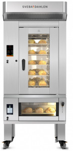 Cuptor profesional Sveba Dahlen brutarie/patiserie, 10 x 600x400 mm + vatra 1 x 600x400, electric