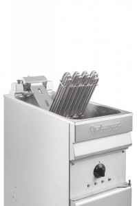 Friteuza profesionala 1 cuva (1 x 10L) cu filtrare, 400V Turbo - Img 4
