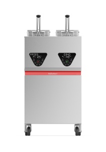 Friteuza profesionala Valentine, cu filtrare, 2 cuve x 10L, electrica