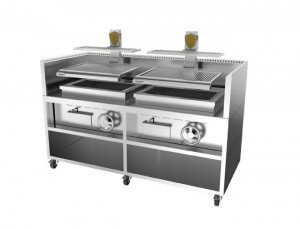 Gratar pe carbuni Josper Basque PVJ-076-2-MB