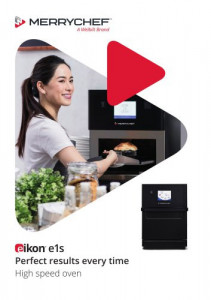 cuptor electric rapid Merrychef Eikon Standard Power E1S mic fara hota cafenea hotel bar croissant sandwich