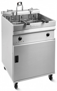 Friteuza profesionala cu 1 cuva (1 x 25L) cu filtrare, 400V