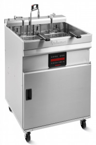 Friteuza profesionala o cuva (1 x 25L) cu afisaj digital si filtrare, 400V