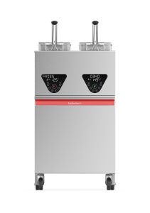 Friteuza profesionala Valentine, cu filtrare si lift cos, 2 cuve x 10L, electrica
