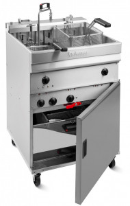 Friteuza profesionala cu 1 cuva (1 x 25L) cu filtrare, 400V - Img 3