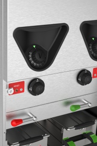 Friteuza profesionala Valentine, 2 cuve x 7L, electrica - Img 3