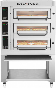 Cuptor profesional Sveba Dahlen pe vatra, capacitate 4 pizza/vatra, 350°C, electric