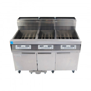 Friteuza profesionala Frymaster, 3 cuve (3 x 31L), gaz, 33.7 kW
