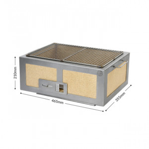 Gratar japonez pe carbuni Kasai Konro 465x355x210 mm, SVT-16026 - Img 3