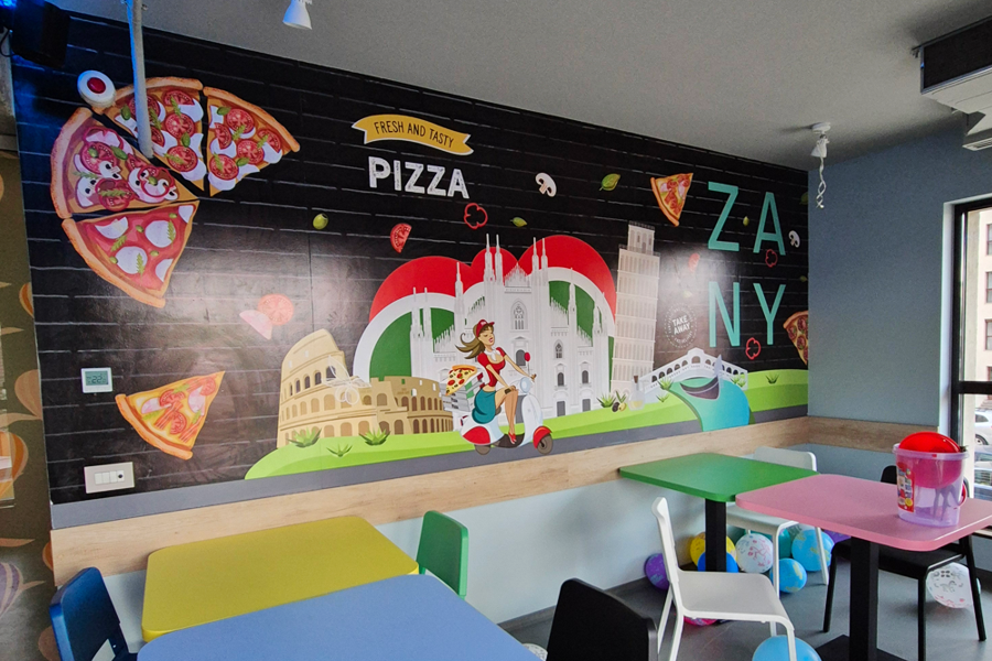 Poza client - Fototapet Pizza Zanny