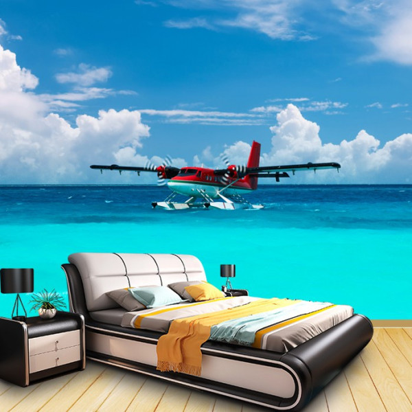 Fototapet 3D Avion in Maldive AMA30 - Img 3