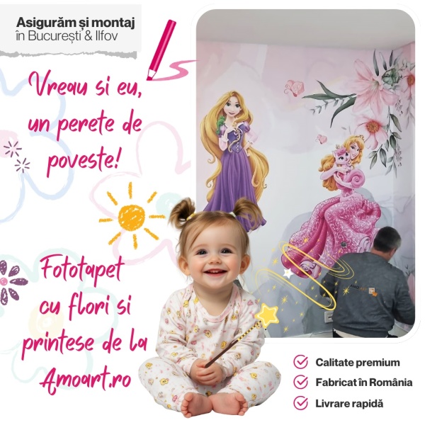 Fototapet Grădina Fermecată a Prințeselor CGN20