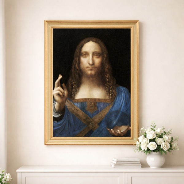 Tablou Salvator Mundi – Leonardo da Vinci PCR4