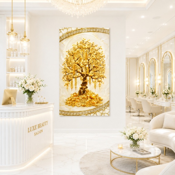 Tablou Copacul cu Bani, Bogatie si Prosperitate FSHB31 Beauty Salon