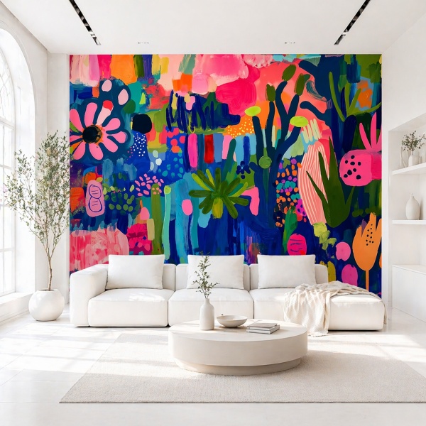 Fototapet Joy Garden CRA11 Living Modern Colorat