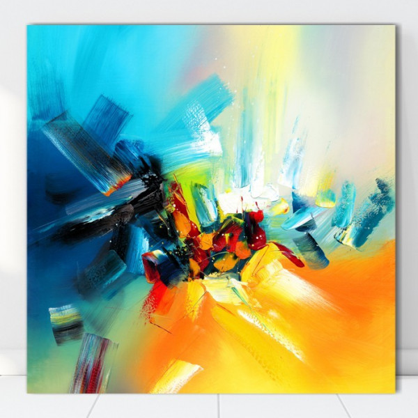 Tablou Canvas Mix Abstract de Rece si Cald CTB36