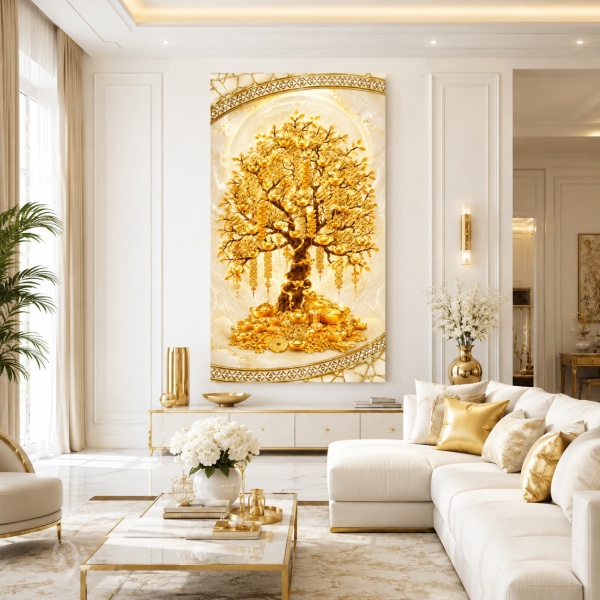 Tablou Copacul cu Bani, Bogatie si Prosperitate FSHB31 Living Prosperitate