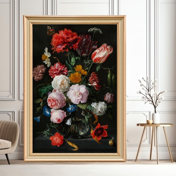 Tablou Natură statică cu flori | Jan Davidsz de Heem &amp; Rachel Ruysch CFN6