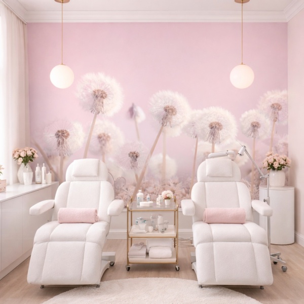 Decor Elegant pentru Salon de Înfrumusețare