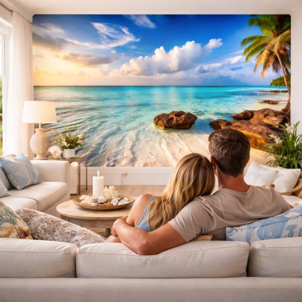 Fototapet Tropical Azure Paradise Casa Tineri Casatoriti