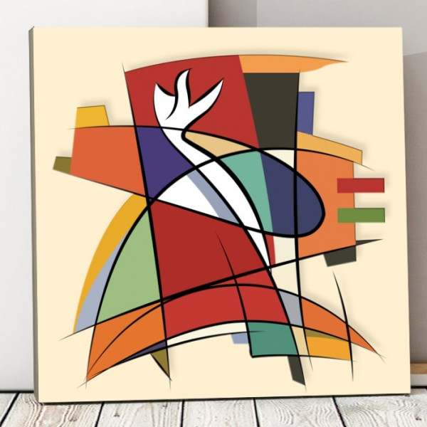 Tablou Canvas Forme Abstracte CTB18
