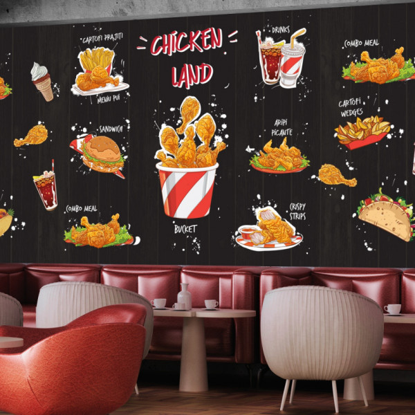 Fototapet Fast Food Chicken Land GMF24 - Img 3