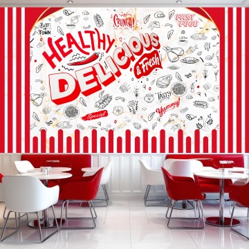 Fototapet Fast Food “Healthy & Delicious” GMF17 - Img 4