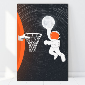 Tablou Canvas Astronaut Jucand Baschet OUSA2