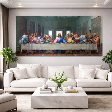 Tablou Leonardo da Vinci, Cina cea de Taina DAV4 in Living
