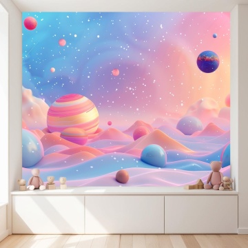 Fototapet 3D Călătorie Magică în Univers CGN3 - Img 3
