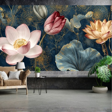 Fototapet Lotus Midnight Couture FLAR85 Birou Elegant