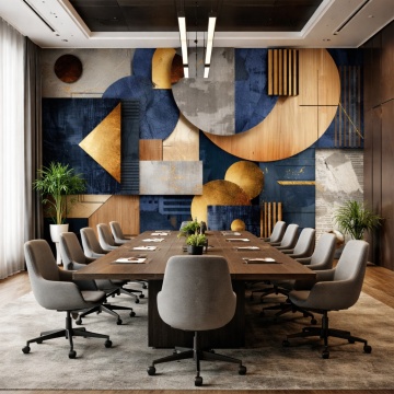 Fototapet Urban Prestige, Geometrie Modernă ATX39 Sala Consiliu