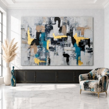 Tablou Canvas Abstract Modern – Armonie Urbană ABSN5