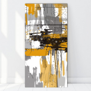 Tablou Canvas Abstract Yellow Spots ATF42 - Img 3