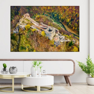 Tablou Canvas Cetatea Poenari Transfăgărășan ROM22 - Img 3