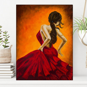 Tablou Canvas Dansatoare de Flamenco FAB115