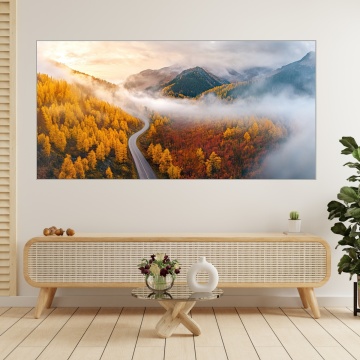 Tablou Canvas Drum prin Pădurea de Toamnă PIN54