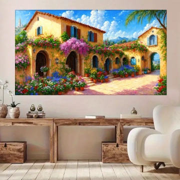 Tablou Canvas Farmecul Arhitecturii Mediteraneene MRD2 - Img 5