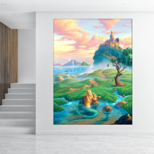 Tablou Canvas Jim Warren, Prințul și Sirena RJW4 - Img 3
